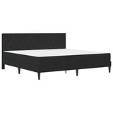Bed Frame with Mattress Black 180 x 200 cm Velvet 3415261
