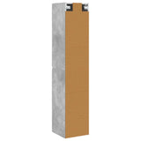Wall-mounted Bathroom Cabinet Concrete Grey 33 x 34.5 x 160 cm 890645