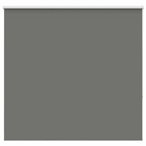 ZNTS Roller Blind Blackout Grey 150x175 cm Fabric Width 146.6 cm Polyester 4011164