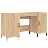 Desk Sonoma Oak 140x50x75 cm Engineered Wood 829551
