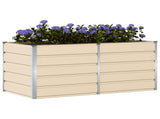 Planter Ivory 160 x 80 x 75 cm Steel 42018089