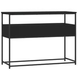 Console Table Black 100x40x75 cm Engineered Wood 834150
