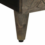 Bedside Cabinets 2 pcs Light Grey 40x33x46 cm Solid Wood Mango 4017791
