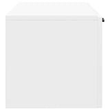Wall-Mounted TV Cabinet High Gloss White 98 x 31 x 30 cm 899409