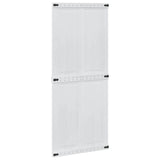 Barn Door Corona White 90 x 210 cm Solid Pine Wood 42021203