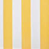 275558 Folding Awning Manual Operated 300 cm Yellow/White
