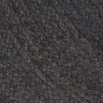 ZNTS Handmade Rug Jute Round 120 cm Dark Grey 133666
