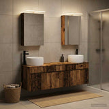 Bathroom Cabinet Set 5 pcs Old Wood Engineered Wood 3406637