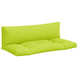 Pallet Cushions 2 pcs Bright Green Fabric 360933