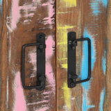 Shoe Cabinet Multicolour 56 x 35 x 70 cm Solid Reclaim wood 4102750