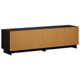 TV Stand 140 x 34.5 x 40 cm Black Engineered Wood 8011487
