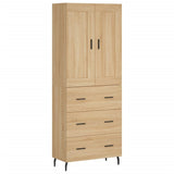 Highboard Sonoma Oak 69,5x34x180 cm Engineered Wood 3199764