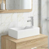 Bathroom Wash Basin Chrome 45.5 x 25.5 x 13 cm Metal 890222