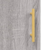 Highboard Grey Sonoma 69,5x34x180 cm Engineered Wood 3199679