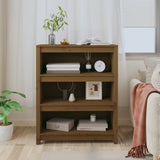 Book Cabinet Honey Brown 80x35x97 cm Solid Wood Pine 821682
