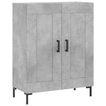 Highboard Concrete Grey 69.5x34x180 cm Engineered Wood 3189961