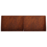 Retaining Wall 2 pcs 60 x 12 x 40 cm Weathering Steel Rusty 8015275
