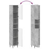 2 Piece Bathroom Cabinet Set ZWOLLE Concrete Grey 3417516