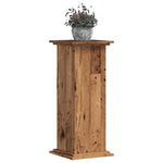 ZNTS Plant Stand Old Wood 33x33x80 cm Engineered Wood 852976