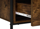 Sideboard Smoked Oak 40 x 33 x 80.5 cm Engineered Wood 8013790