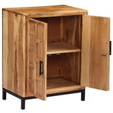 Sideboard Solid Acacia Wood 60x35x76 cm Brown 246135