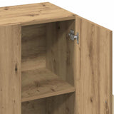 Sideboard Artisan Oak 90x34x80 cm Engineered Wood 856891