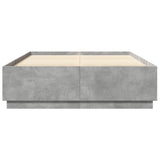 Bed Frame without Mattress Concrete Grey 140x200 cm 3209705