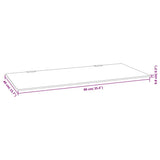 Wall-mounted Urinal Privacy Screen Black 90x40 cm Tempered Glass 154402
