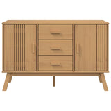 Sideboard OLDEN Brown 114x43x73.5cm Solid Wood Pine 358597