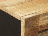 Sink cabinet Brown and Black 62 x 33 x 58 cm Solid Mango Wood 4018863