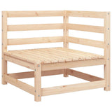 Garden Sofa Pine Wood Colour Solid Pine Wood 70x70 Modular 837900