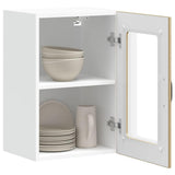 Kitchen Wall Cabinet with Glass Door Lucca Sonoma Oak 853770