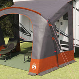 Caravan Tent 3-Person 3-Person Grey and Orange 42001082