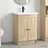 Bathroom Furniture Set Sonoma Oak 78.5 x 37.5 x 81 cm 3404196
