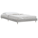 Bed Frame without Mattress Grey Sonoma 90x190 cm Single Engineered Wood 832203