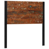 Headboard 100 cm Solid Wood Reclaimed and Iron 4017544
