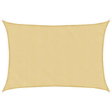 Sun Shade Sail Sand 6x5 m 100% Polyester Oxford 4000579