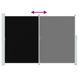 Patio Retractable Side Awning 200x300 cm Black 313411