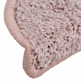 Stair Mats 30 pcs 56x17x3 cm Light Pink Half Round 3365807
