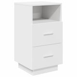 Bedside Cabinet with 2 Drawers White 36x36x68 cm 858578