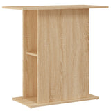 Aquarium Stand Sonoma Oak 75x36x72.5 cm Engineered Wood 833650