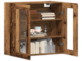 Wall Mounted Cabinet Old Wood 69.5x34x90 cm 857330