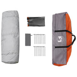 Instant Tent with Rainfly 4-Person Quick-Release 185T Polyester 42008398