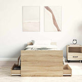 Bed Frame without Mattress Sonoma Oak 90x200 cm 3203805