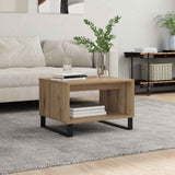 Coffee Table Artisan oak 60 x 50 x 40 cm Engineered wood 879613