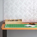 Checker Plates 4 pcs Silver 50 x 20 cm Aluminium 4104250