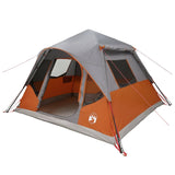 Instant Tent with Roof Grey and Orange 305 x 275 x 190 cm 42028696