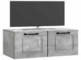 Wall-Mounted TV Cabinet Concrete Grey 59.5 x 31 x 30 cm 899388
