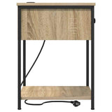 Bedside Cabinet with Drawer 2 pcs Sonoma Oak 42 x 41 x 56 cm 859423
