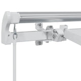 Awning Frame Retractable Manual White 3.5 x 2 m Metal 42002542